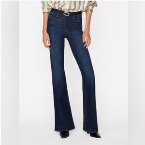 FRAME Le High High Rise Flare Jeans in Sutherland 24
